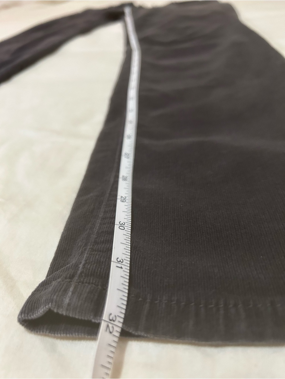 Calvin Klein Jeans Washed Black Corduroy Straight Leg Pants Size 8 - Picture 8 of 13
